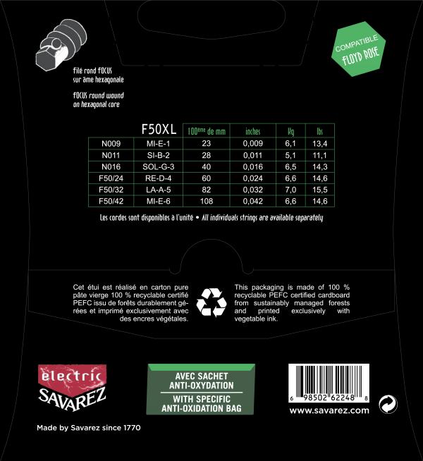 Savarez F50XL – Focus 9-42