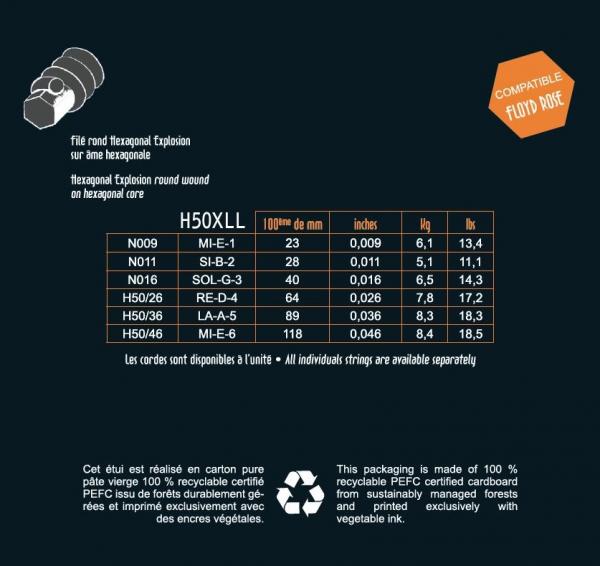 Savarez H50XLL – Hexagonal Explosion 9-46